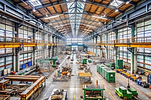 A Huge industrial Workshop space