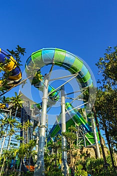 Huge Jungle Water Tube Slide