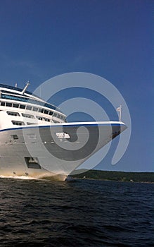 Huge luxury cruise ship