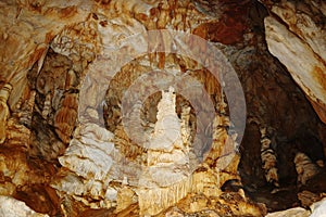 Huge Natural Calcite Cave formations