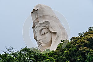 Huge Ofuna Kannon Statue on the hill