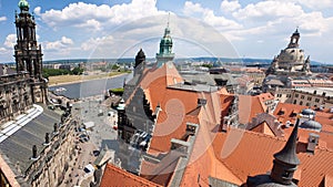 Huge panorama of Dresden, Germany
