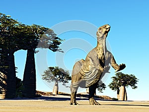 Huge prehistoric dinosaur