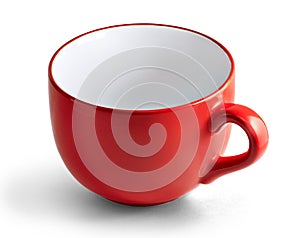 Huge red mug.