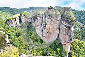 The huge rocks of Meteora Kalabaka Greece