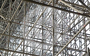 Huge scaffolding