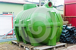 Huge septic tank