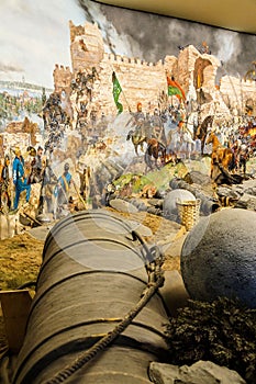 Huge siege cannon used in the final assault photo