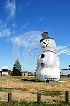 Huge snowman