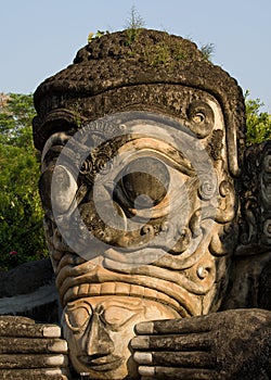 Huge Statues in the Sculpture Park - Nong Khai, Thailand