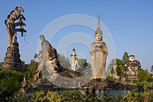 Huge Statues in the Sculpture Park - Nong Khai, Thailand