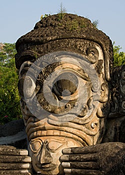 Huge Statues in the Sculpture Park - Nong Khai, Thailand photo