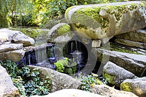 Huge Stones In Park.