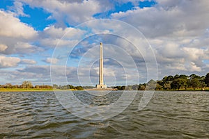 Huge tower monument in San Jacinto Battleground State Historic Site