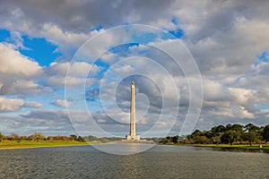Huge tower monument in San Jacinto Battleground State Historic Site