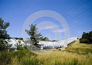 Huge water pipe.