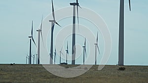 Huge wind turbans in Texas.