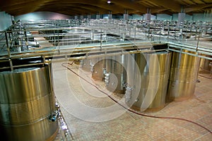 Huge wine vats