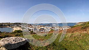 Hughtown Harbor, St. Mary\'s Island in the Scilly Isles