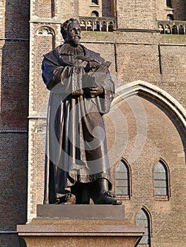 Hugo de Groot in Delft in the Netherlands