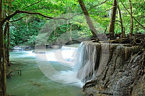 Hui Mea Khamin Waterfall, Kanchanabury, Thailand photo