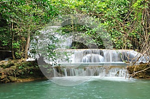 Hui Mea Khamin Waterfall, Kanchanabury, Thailand photo