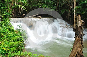 Hui Mea Khamin Waterfall, Kanchanabury, Thailand photo