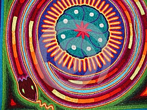 Huichol snake photo