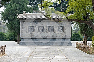 Huishan Temple in Dengfeng, Henan, China. It is part of UNESCO World Heritage Site - Historic Monuments of Dengfeng.