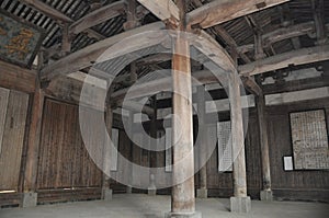 Huizhou ancient residential details: Ancestral hall photo