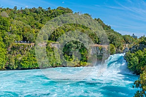 Huka falls near lake Taupo, New Zealand