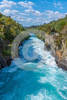 Huka falls near lake Taupo, New Zealand