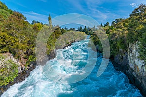 Huka falls near lake Taupo, New Zealand