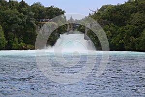 Huka Falls - Waterfall near Taupo, New Zealand