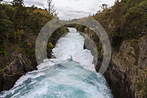 Huka falls waterfall and rapids