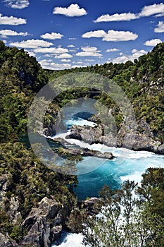 Hukka falls river new zealand