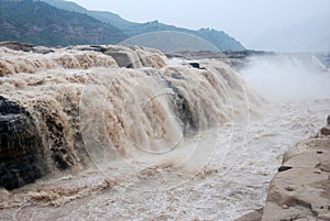 Hukou Waterfall of China's Yellow River