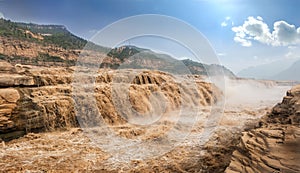 Hukou Waterfall of the Yellow River