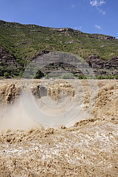 Hukou Waterfall of Yellow River