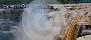 Hukou Waterfall on Yellow River in Jiangxi