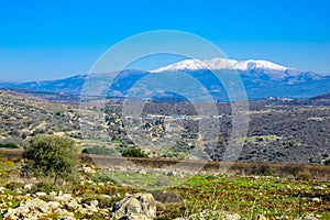 Hula Valley and Mount Hermon, Northern Israel