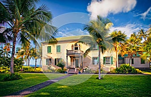 Hulihee Palace, Kailua Town, Kona Coast, Big Island Hawaii