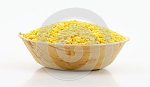 Hulled-split mung bean