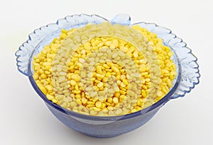 Hulled-split mung bean