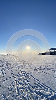 Hulun Lake in china inner mongolia