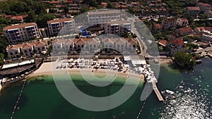 Huma Kotor Bay Hotel and villas on the beach in Budva. Montenegro