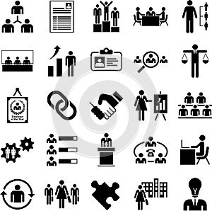 Huma Resources Managment icons