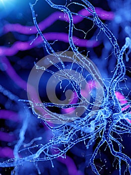 an human active nerve cell