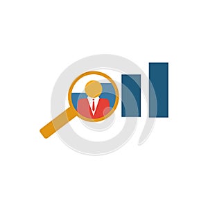 Human Analysis icon. Simple element from human resources icons collection. Creative Human Analysis icon ui, ux, apps, software and