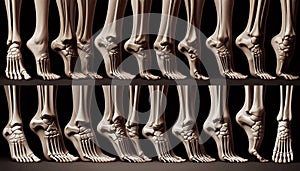 Human Bone Structure and Anatomy Illustration